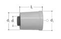 GF JRG Sanipex bouchon de protection 3/4"/45mm