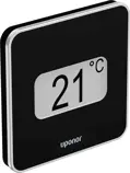 Uponor Smatrix Base thermostat style T-149 Bus black D+ RH