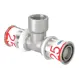 Uponor S-Press PLUS tee female thread 25-Rp1/2"FT-25