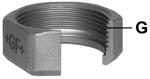 GF Malleable Fittings union nut 374 3/4 B