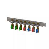 Uponor Combi Port M-Pro set kulových ventilů na liště Bottom