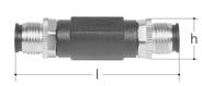 GF Hycleen AS adattatore M12-M12