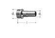 GF JRG raccordo tubo flessibile DN15-13