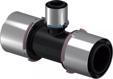 Uponor S-Press composite tee reducer PPSU 75-40-75 - Item available on request, minimum lead time 2 weeks