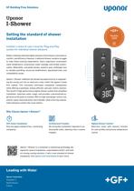 Uponor I-Shower One-Pager (ISH 2025 Innovations)