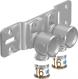 Uponor S-Press PLUS Flangiato femm kit radi 16-Rp1/2"FT c/c50mm
