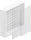 Uponor Aqua PLUS kollektorkapp FS A, 350x350x108mm