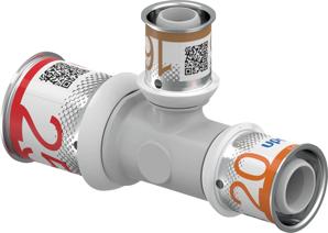 Uponor S-Press PLUS T-Stück reduziert PPSU 25-16-20