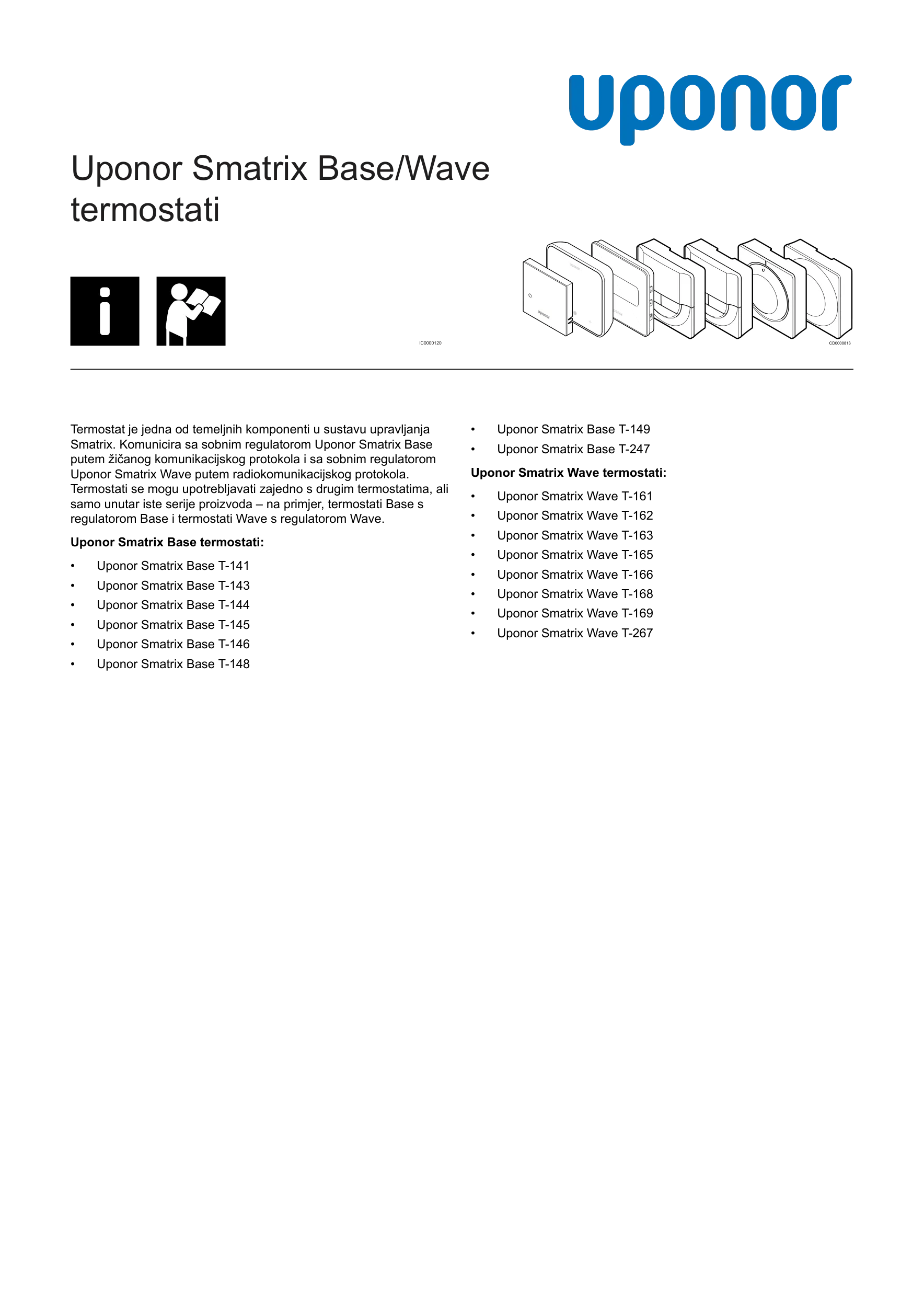 SD Smatrix Base/Wave thermostats HR 1162420 v1