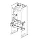 Uponor Comfort Port Skaktunit gulvstillet OF 6x