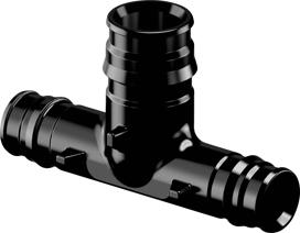 Uponor Q&E Reduzier-T-Stück PPSU 75-25-75