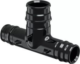 Uponor Q&E T-stuk verlopend PPSU 20-25-20