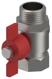 Uponor Combi Port Gen ball valve heating red G3/4