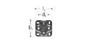 GF JRG Sanipex base plate single L65mm