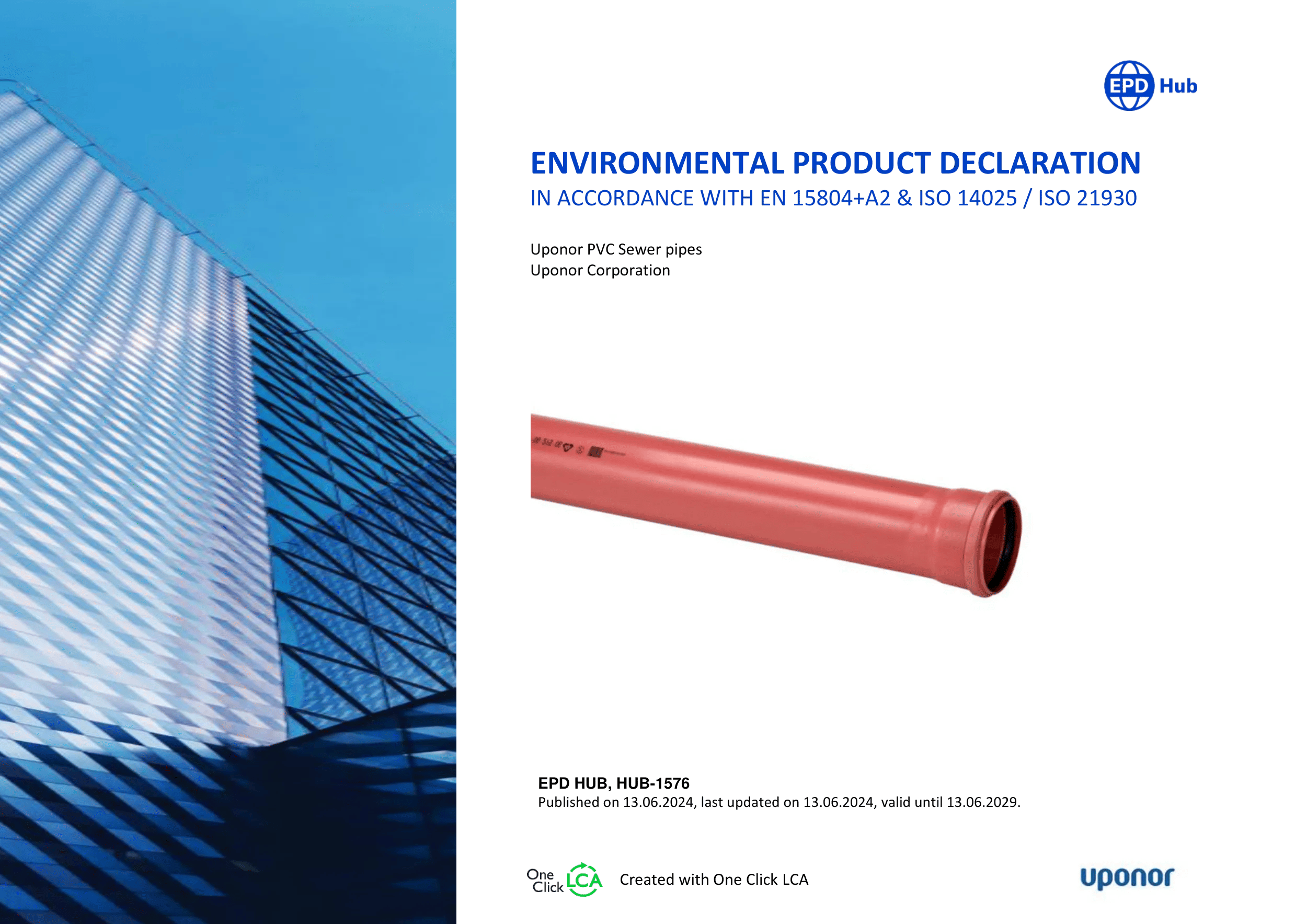 SEWER PIPE 160 SN8 3M PVC | Uponor