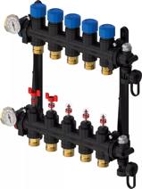 Uponor Vario M manifold with flowmeter FM