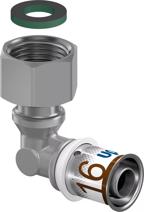 Uponor S-Press PLUS codo tuerca movil