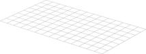 Uponor Classic steel mesh, coated 50mm 2150x750x3mm