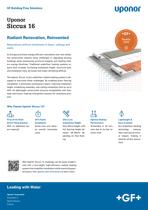 Uponor Siccus 16 One-Pager (ISH 2025 Innovations)