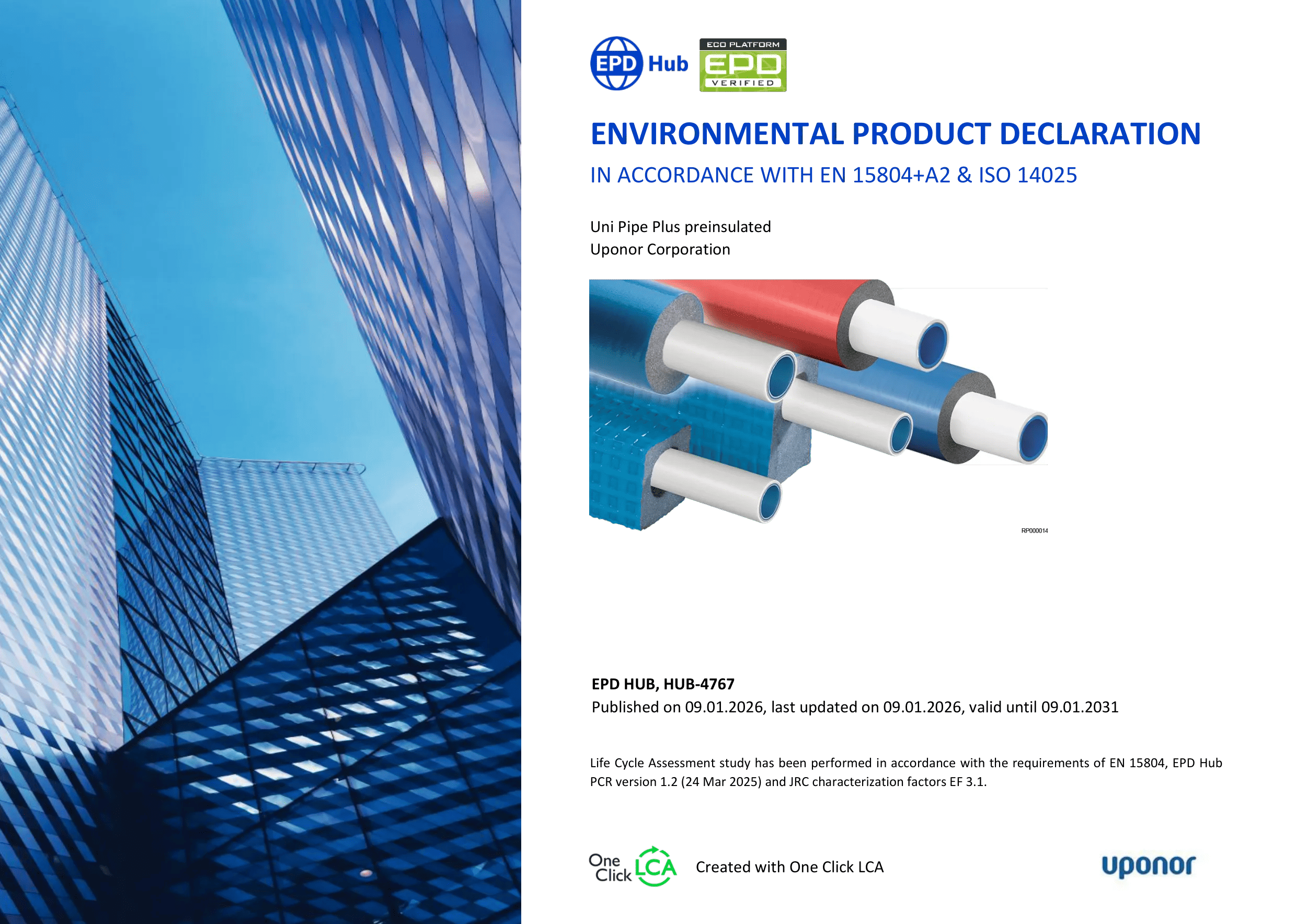 Uponor Uni Pipe PLUS white insulated S6 WLS 040 16x2, | Uponor