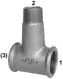 GF Malleable Fittings distribution tee 137 1 1/4 - 3/4 G