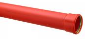 KABELRØR GLATT 110 RØD PP SN8