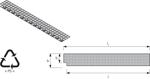 Uponor Tecto Striscia passaggio porta 1,45m 200mm
