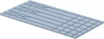 Uponor Vario heat protect guiding panel 27mm
