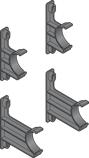 Uponor Magna manifold bracket kit
