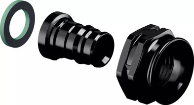 Uponor Q&E adapter swivel nut PPSU