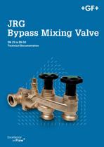 JRG Bypass Mixing Valve brochure en