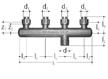 GF JRG Sanipex collecteur encastré 4-fold d16