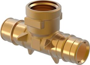 Uponor Q&E Tee femmina PL 25-Rp3/4"FT-25