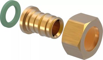 Uponor Q&E złączka z ruchomą nakrętką PL 16-G1/2"SN