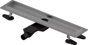 Uponor Aqua Ambient nizka kanaleta za tuš silver