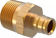 Uponor Q&E adapter male thread DR