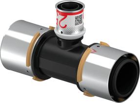 Uponor S-Press T-Stück reduziert PPSU 50-25-50