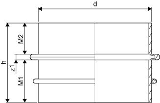 RENOVERINGSDEL 400 H=300MM PVC