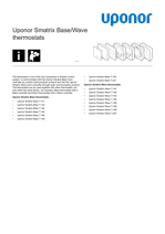 System Description Smatrix Base/Wave Pulse thermostats (1162387)