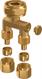 Uponor Minitec Y compression adapter 2x9,9-3/4"Euro