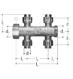 GF JRG Sanipex doppio collettore 2-fold d12