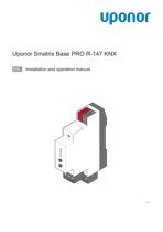 Montage- und Bedienungsanleitung Smatrix Base PRO R-147 KNX (1088247)