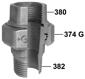 GF Malleable Fittings raccordo sede conica 341 341 3/8 B