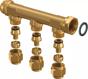 Uponor Aqua PLUS manifold male swivel WTR PEX DR 3/4"MT/SN 2X15 c/c50mm
