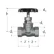 GF JRG valvola a spillo DN20