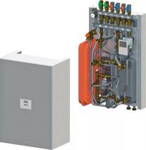 Uponor Combi Port M-ProX with cabinet cover IH