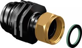 Uponor Aqua PLUS adapter brass nut PPM