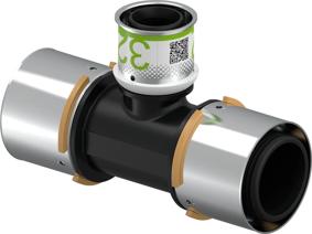 Uponor S-Press T-Stück reduziert PPSU 50-32-50