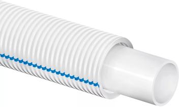 Uponor Aqua Pipe Blue țeavă PE-Xa în copex white/blue 16x2,2 25/20 200m