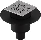 Uponor Aqua Ambient point drain inlet down classic/spot